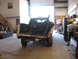 Truck Accident Body Repairs Painting